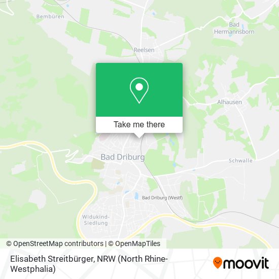 Elisabeth Streitbürger map