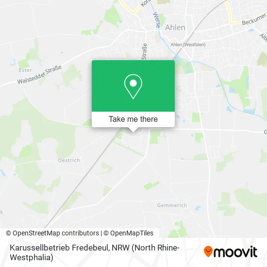 Карта Karussellbetrieb Fredebeul