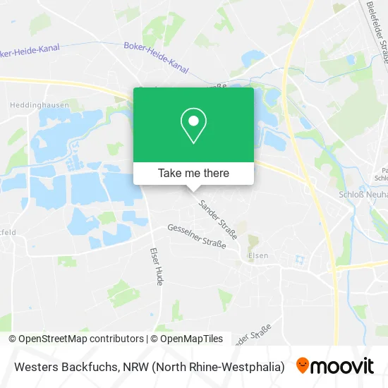 Карта Westers Backfuchs