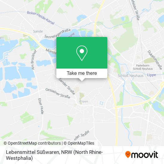 Lebensmittel Süßwaren map