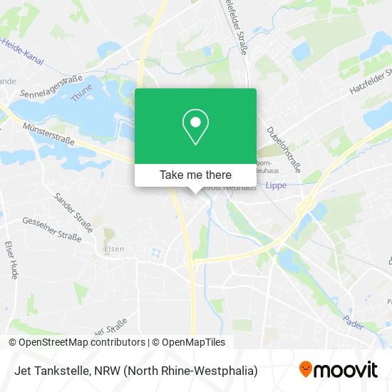 Карта Jet Tankstelle