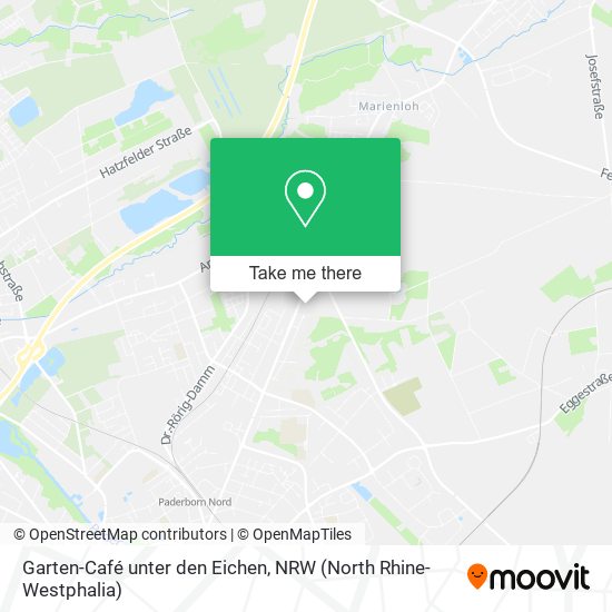 Garten-Café unter den Eichen map
