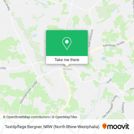 Textilpflege Bergner map