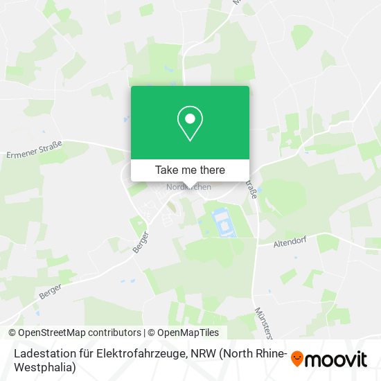 Ladestation für Elektrofahrzeuge map