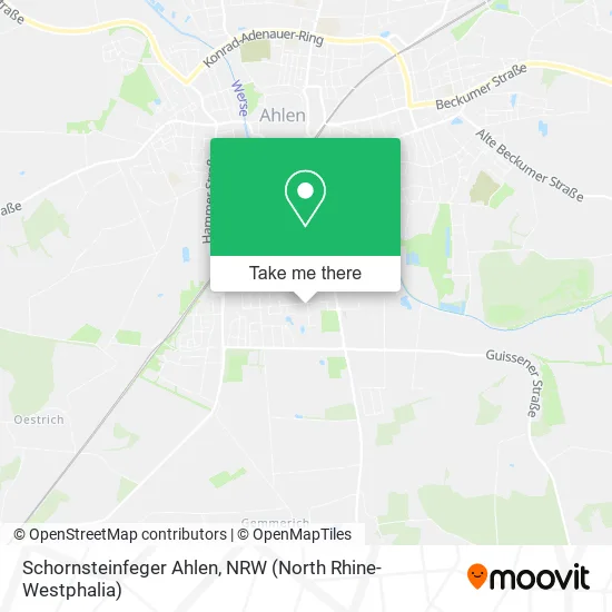 Schornsteinfeger Ahlen map