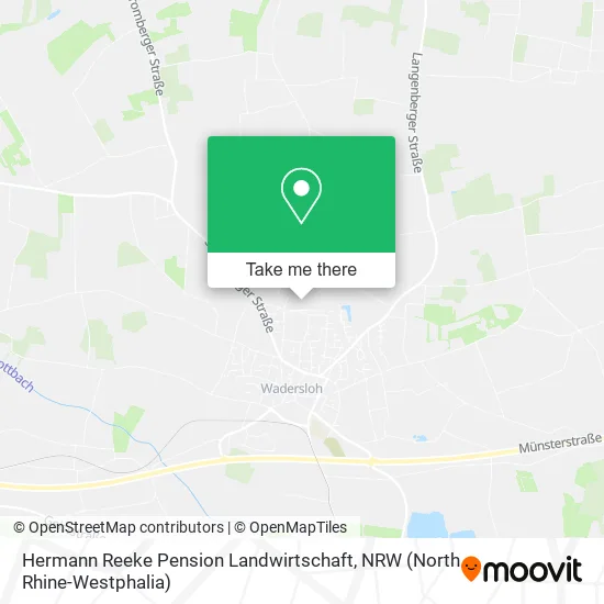 Hermann Reeke Pension Landwirtschaft map