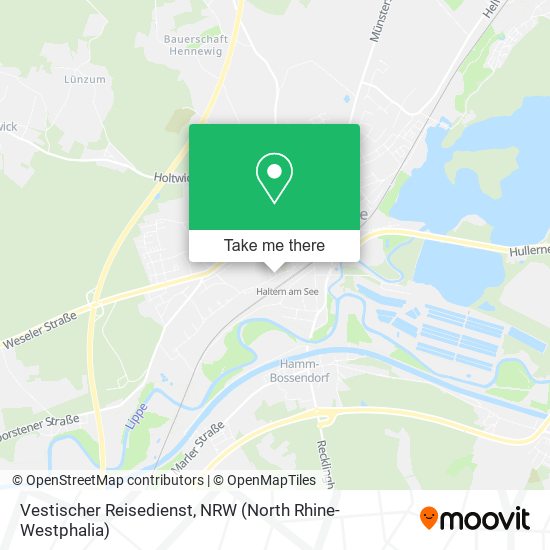 Vestischer Reisedienst map