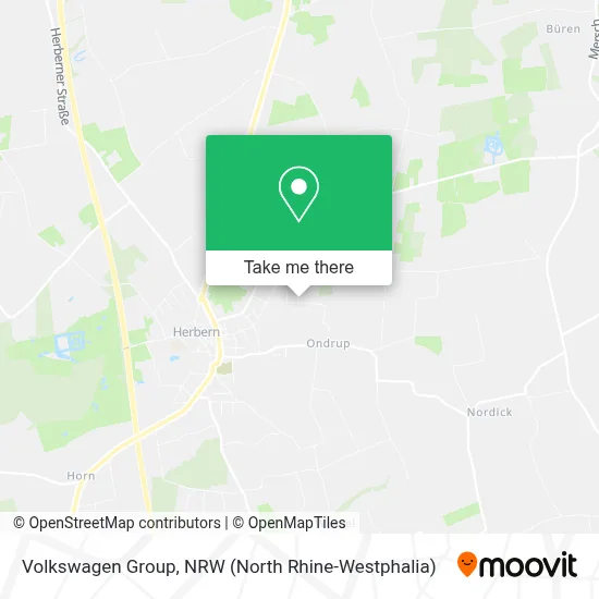 Volkswagen Group map