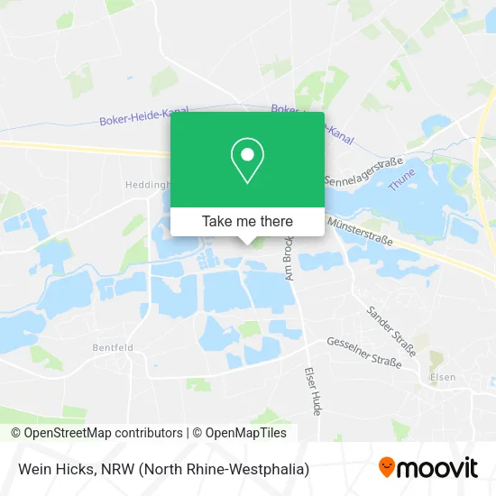 Карта Wein Hicks