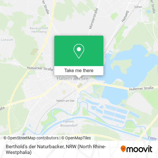 Berthold's der Naturbacker map