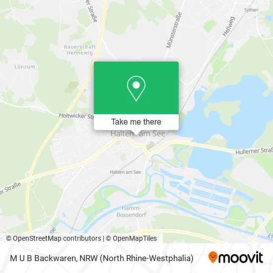 Карта M U B Backwaren