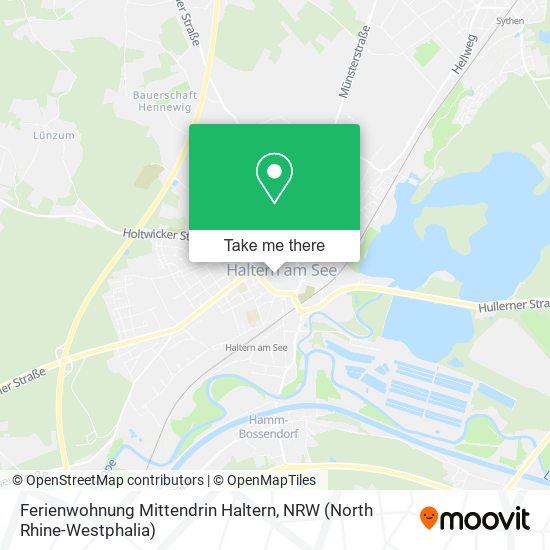 Карта Ferienwohnung Mittendrin Haltern