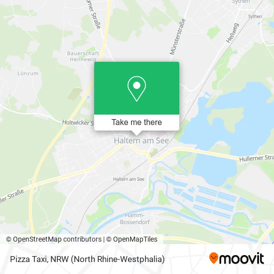 Pizza Taxi map