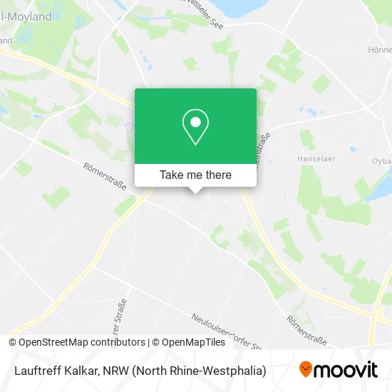 Lauftreff Kalkar map