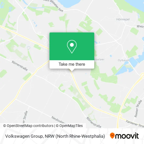 Volkswagen Group map