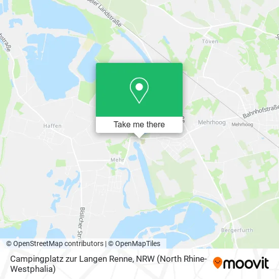 Карта Campingplatz zur Langen Renne