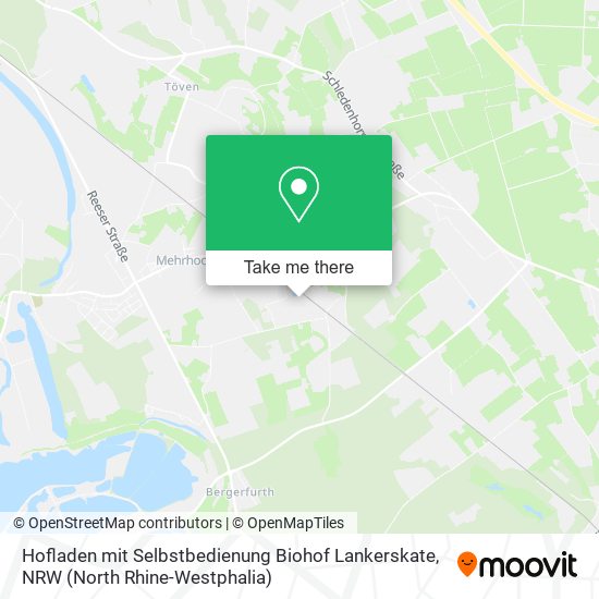 Hofladen mit Selbstbedienung Biohof Lankerskate map