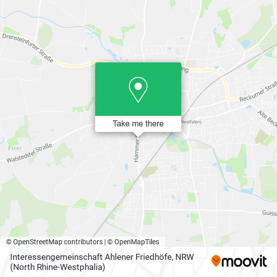 Interessengemeinschaft Ahlener Friedhöfe map