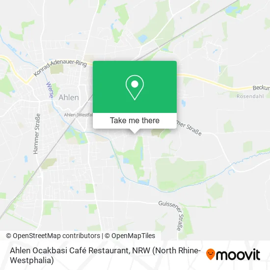 Карта Ahlen Ocakbasi Café Restaurant