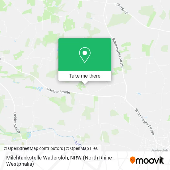 Milchtankstelle Wadersloh map