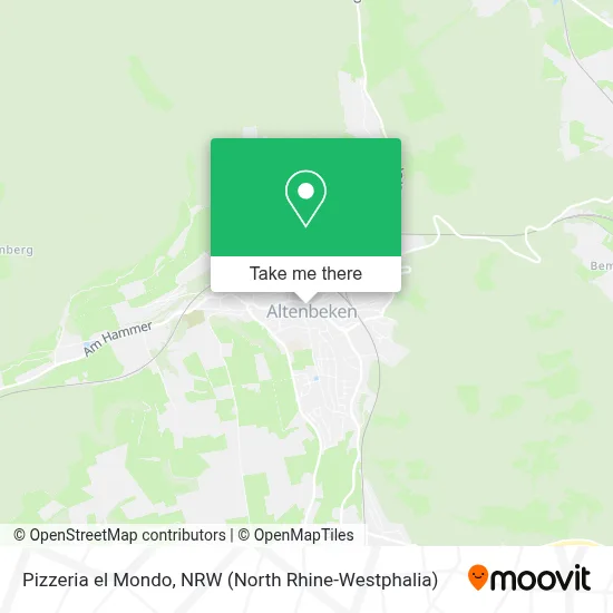 Pizzeria el Mondo map