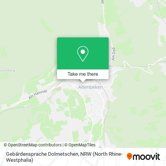 Карта Gebärdensprache Dolmetschen