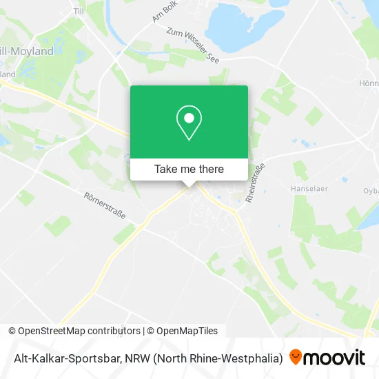 Карта Alt-Kalkar-Sportsbar