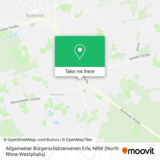 Allgemeiner Bürgerschützenverein Erle map