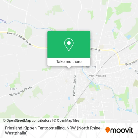 Карта Friesland Kippen Tentoostelling