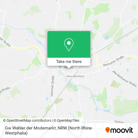 Карта Gw Wahler der Modemarkt