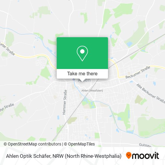 Ahlen Optik Schäfer map