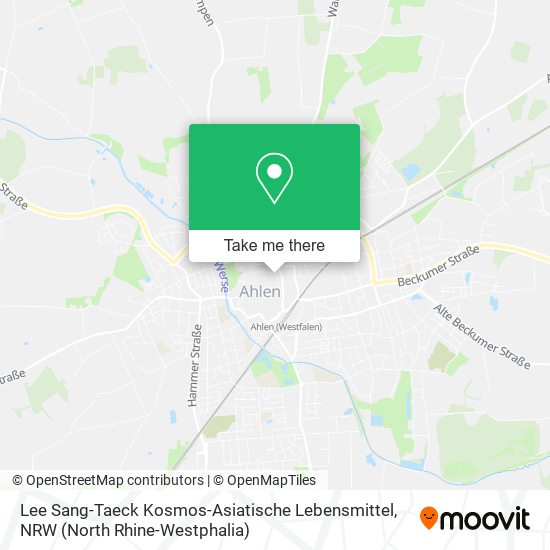 Lee Sang-Taeck Kosmos-Asiatische Lebensmittel map