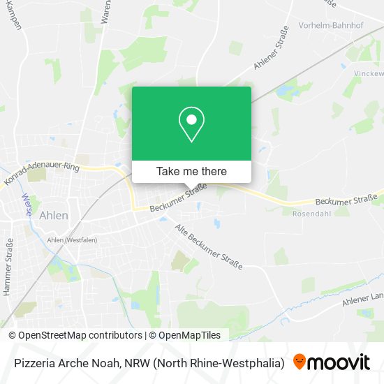 Pizzeria Arche Noah map