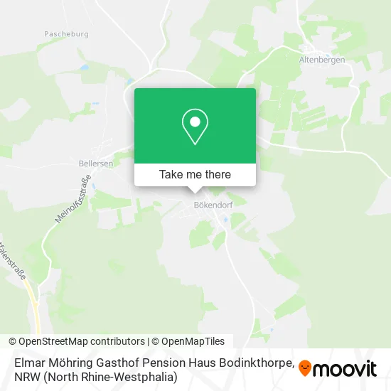 Карта Elmar Möhring Gasthof Pension Haus Bodinkthorpe