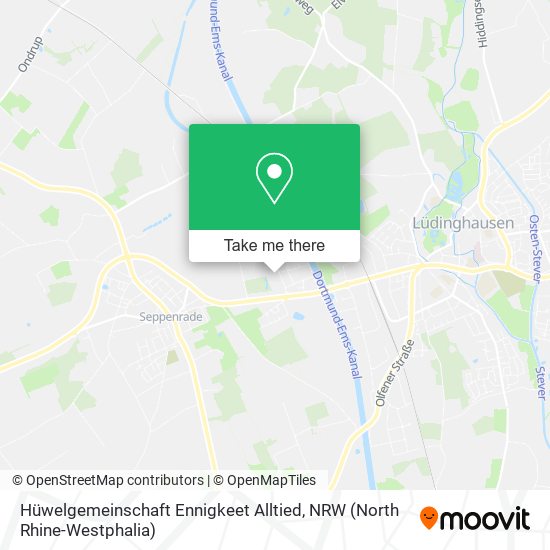 Hüwelgemeinschaft Ennigkeet Alltied map