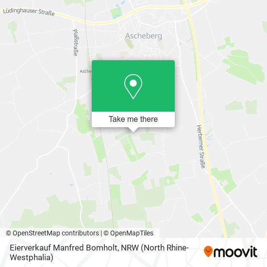 Eierverkauf Manfred Bomholt map