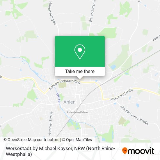 Wersestadt by Michael Kayser map