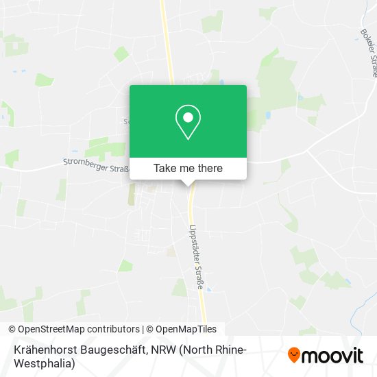 Krähenhorst Baugeschäft map