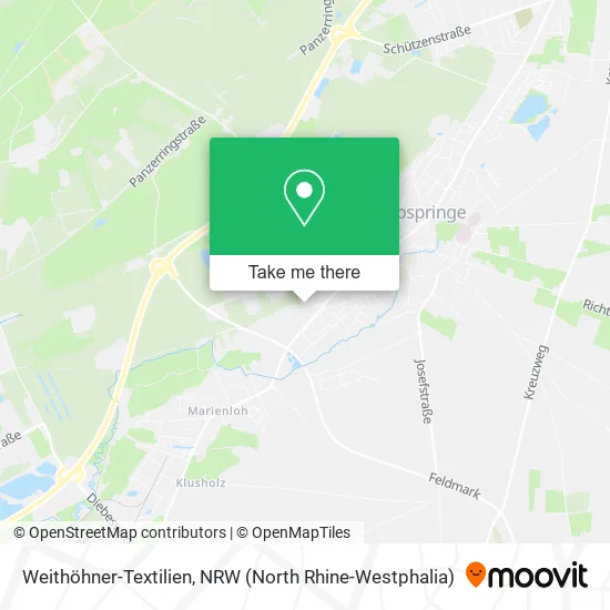 Карта Weithöhner-Textilien