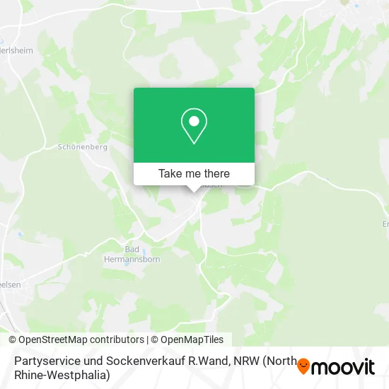 Карта Partyservice und Sockenverkauf R.Wand