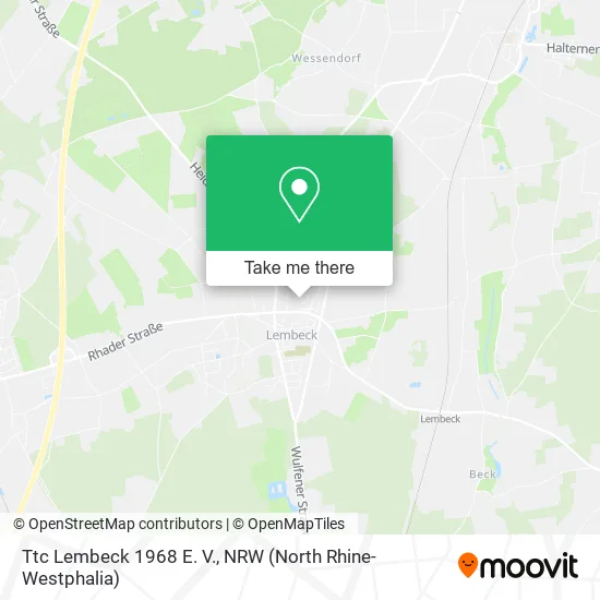 Карта Ttc Lembeck 1968 E. V.