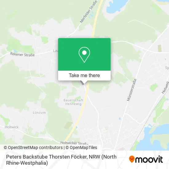 Peters Backstube Thorsten Föcker map