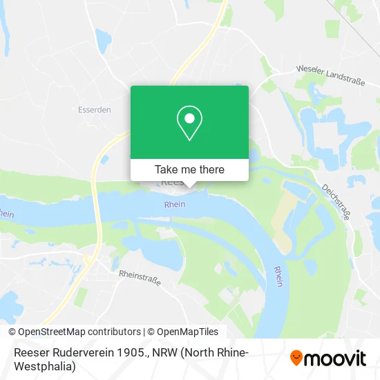 Reeser Ruderverein 1905. map