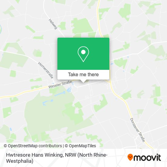 Hwtresore Hans Winking map
