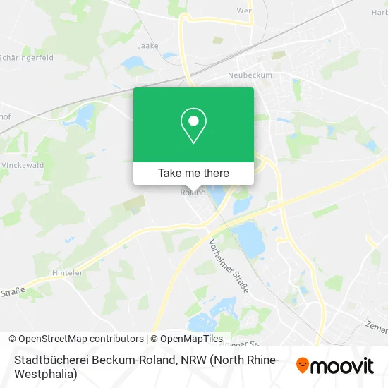 Карта Stadtbücherei Beckum-Roland