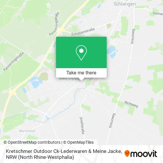 Карта Kretschmer Outdoor Ck-Lederwaren & Meine Jacke