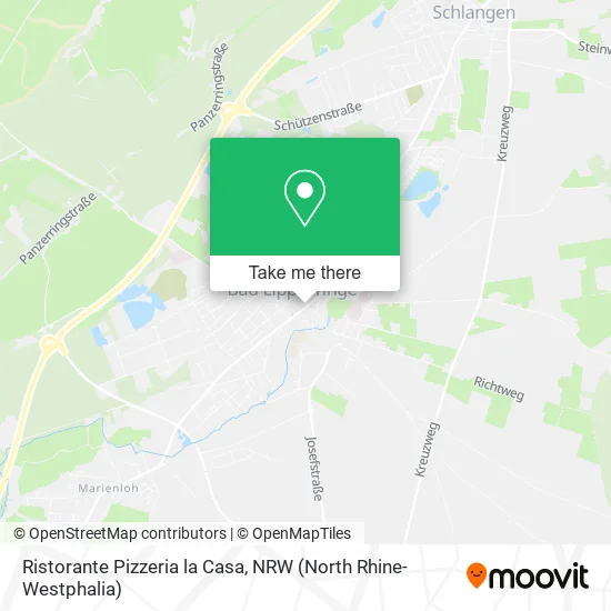 Ristorante Pizzeria la Casa map