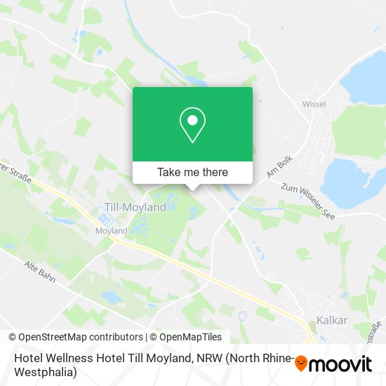 Hotel Wellness Hotel Till Moyland map