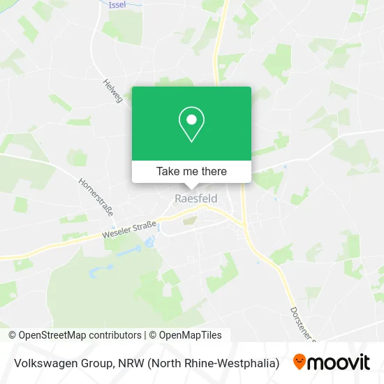 Volkswagen Group map