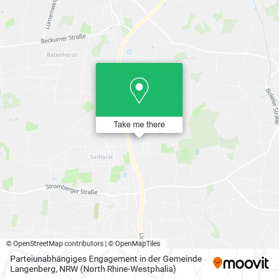 Parteiunabhängiges Engagement in der Gemeinde Langenberg map